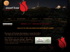 Website Designer of www.desertRoseRestaurant.com